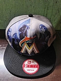 Miami Marlins Team Logo Adjustable Hat GS (4)